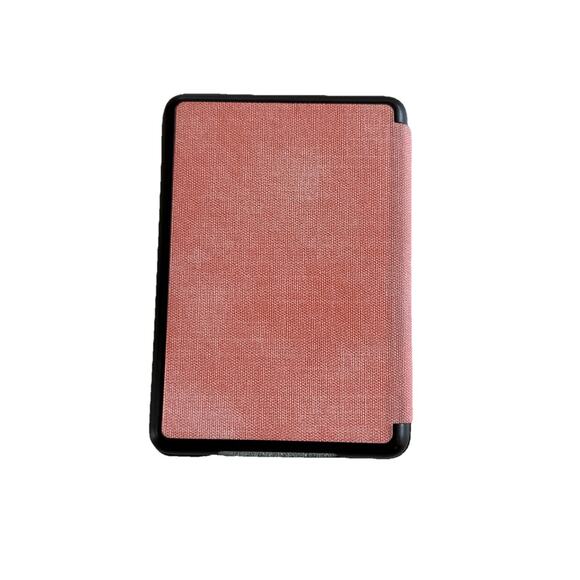 CoBak Kindle 11th Gen 2022 Fabric Pink Smart Cover Case - Picture 2 of 5